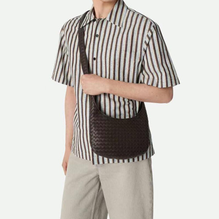 보테가베네타 2025 836918 veneto 스몰 인트레치아토 레더 크로스백 가방 백