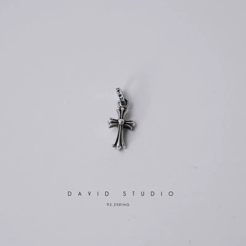 다비드925 공장 크롬하츠 크로스 팬던트 01