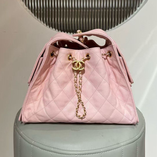 샤넬 25백 스몰 CC로고 핑크 금장 호보백 AS5293(지존샵-187 공장)