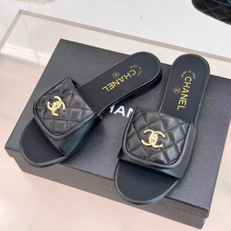 샤넬 25C 턴락 슬리퍼 뮬 CC로고 G49119 샌들(보스)