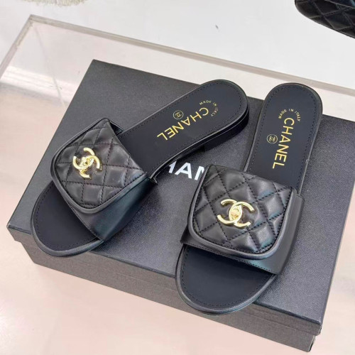 샤넬 25C 턴락 슬리퍼 뮬 CC로고 G49119 샌들(보스)