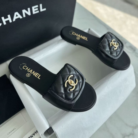 샤넬 25C 턴락 슬리퍼 뮬 CC로고 G49119 샌들(해피샵)