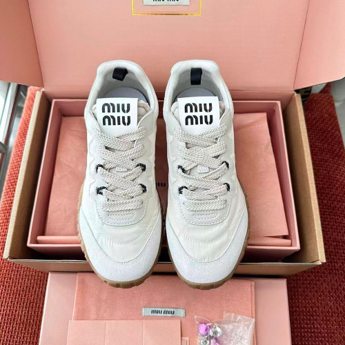 미우미우 타이어 스웨이드 스니커즈 5E417E(보스)