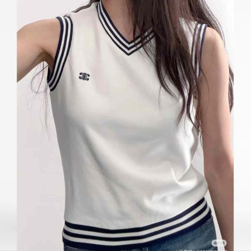 셀린느 트리옹프 니트 조끼(티모)