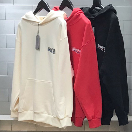 발렌시아가 22FW 웨이브자수 후디 (3컬러)