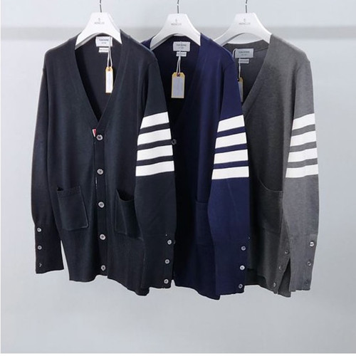 톰브라운 사선 캐시미어 가디건