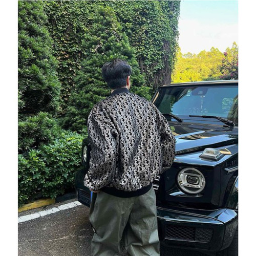 디올 시퀸 자수 오블리크 자켓 (남성용)