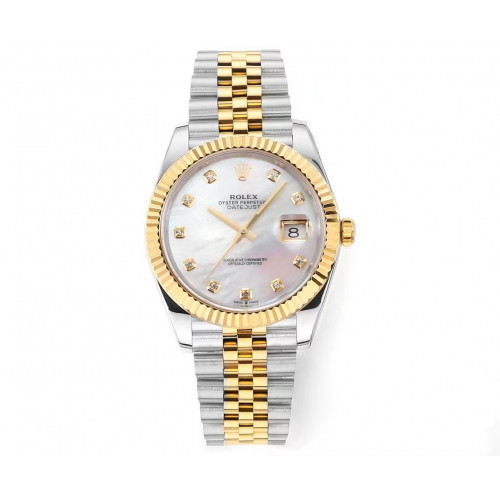 로렉스 데이트저스트 41 진주 자개 다이아 셋팅 1236333